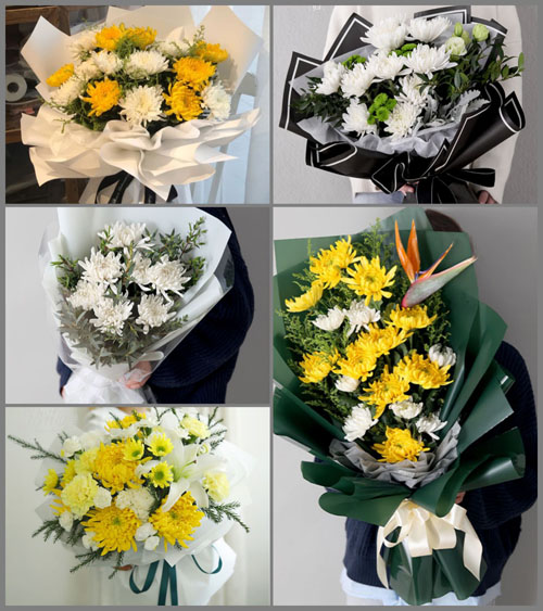 贵州毕节市威宁县云贵乡白事花束代送